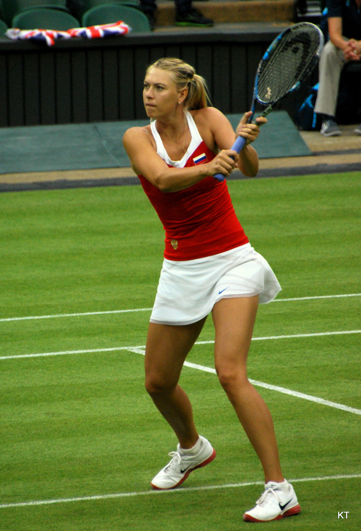 On the picture is Maria Sharapova