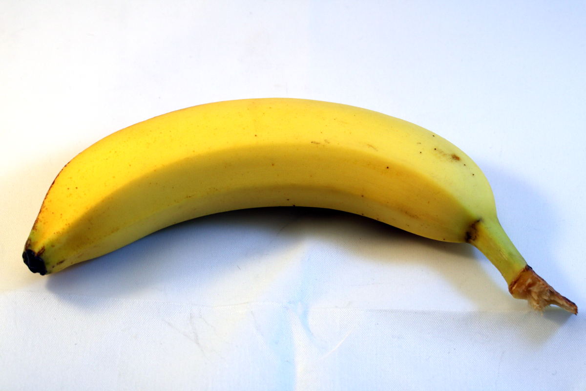 Auf dem Bild ist eine Banane